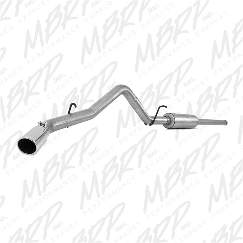 MBRP 14 Chevy/GMC 1500 Silverado/Sierra 4.3L V6/5.3L V8 Single Side Exit AL 3in Cat Back Exhaust-Catback-Deviate Dezigns (DV8DZ9)