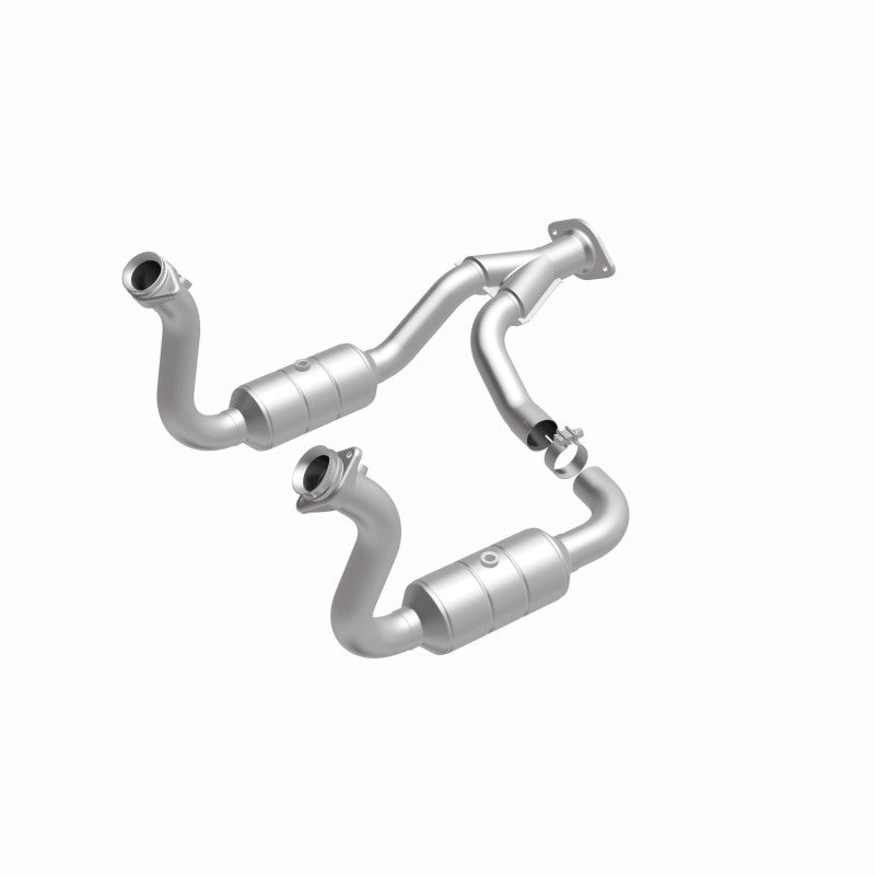 Magnaflow Conv DF 08-10 Ford F-250/F-250 SD/F-350/F-350 SD 5.4L/6.8L / F-450 SD 6.8L Y-Pipe Assembly-Catalytic Converter Direct Fit-Deviate Dezigns (DV8DZ9)