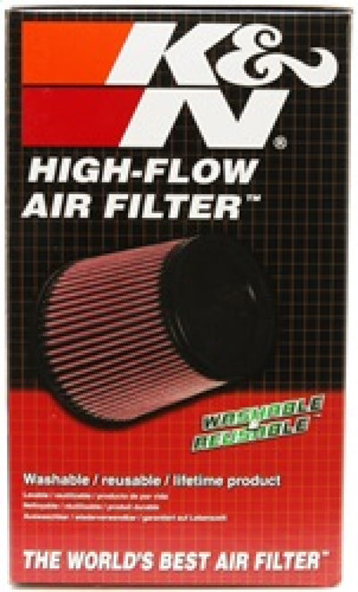K&N Universal ChromeRound Tapered Air Filter 3in Flange ID / 6in Base OD / 4.5in Top OD / 8in Height-Air Filters - Universal Fit-Deviate Dezigns (DV8DZ9)