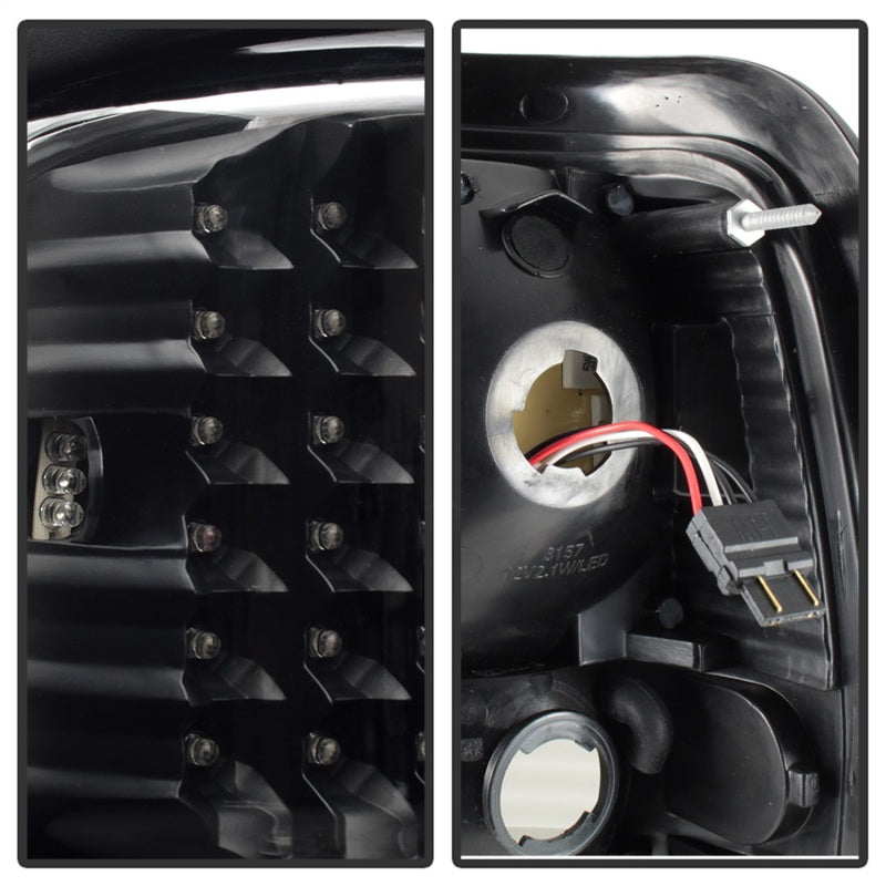 Xtune Dodge Ram 1500 94-01 / Ram 2500/3500 94-02 LED Tail Lights Black ALT-ON-DRAM94-LED-BK-Tail Lights-Deviate Dezigns (DV8DZ9)