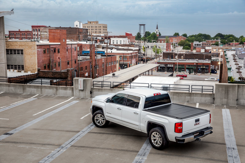 UnderCover 17-20 Ford F-250/F-350 6.8ft Ultra Flex Bed Cover - Matte Black Finish-Bed Covers - Folding-Deviate Dezigns (DV8DZ9)