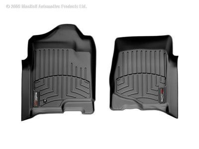 WeatherTech 07+ Chevrolet Avalanche Front FloorLiner - Black-Floor Mats - Rubber-Deviate Dezigns (DV8DZ9)