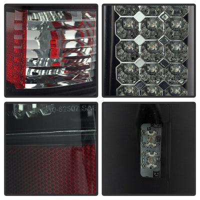 Spyder Ford F150 side 97-03/F250 Super Duty 99-07 LED Tail Lights Blk Smke ALT-YD-FF15097-LED-BSM-Tail Lights-Deviate Dezigns (DV8DZ9)