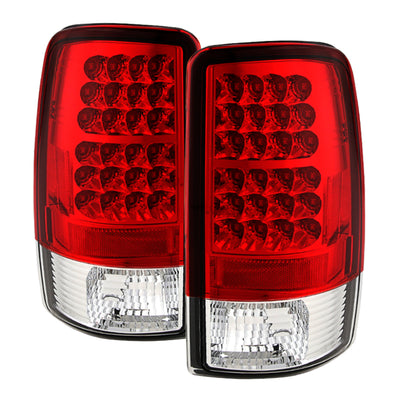 Spyder Chevy Suburban/Tahoe 1500/2500 00-06 LED Tail Lights Red Clear ALT-YD-CD00-LED-RC-Tail Lights-Deviate Dezigns (DV8DZ9)