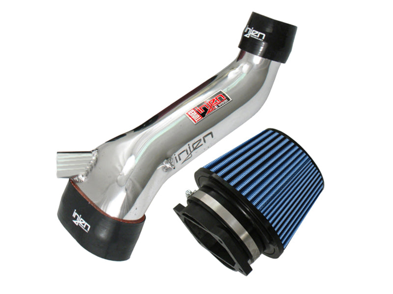 Injen 95-99 Eclipse Turbo Must Use Stock Blow Off Valve Polished Short Ram Intake-Cold Air Intakes-Deviate Dezigns (DV8DZ9)