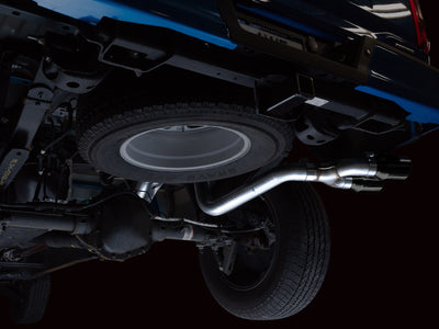 AWE 0FG 21+ Ford F150 Dual Side Exit Cat-Back Exhaust - 4.5in Diamond Black Tips-Catback-Deviate Dezigns (DV8DZ9)