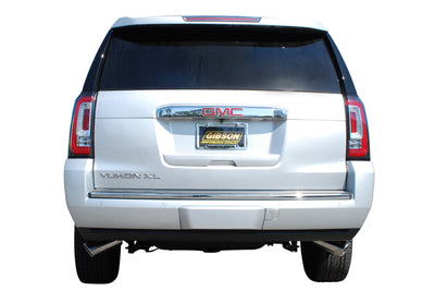 Gibson 14-19 Cadillac Escalade Base 6.2L 3.5in/2.25in Cat-Back Dual Extreme Exhaust - Stainless-Catback-Deviate Dezigns (DV8DZ9)