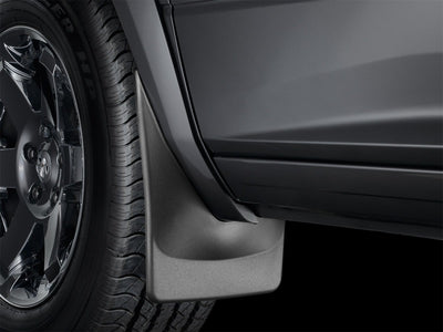 WeatherTech 2016 Toyota Tacoma No Drill Front &amp; Rear Mudflaps - Models without Fender Flares-Mud Flaps-Deviate Dezigns (DV8DZ9)