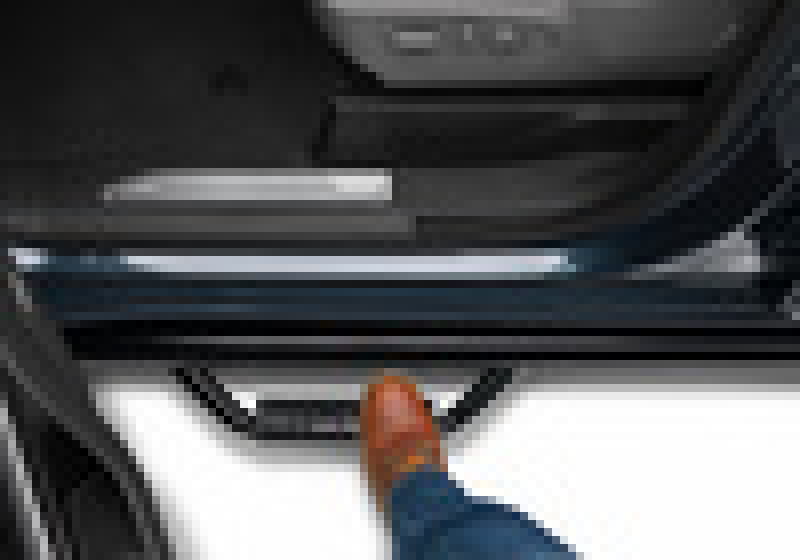 N-Fab Nerf Step 2019 Chevy/GMC 1500 Crew Cab - Cab Length Gloss - Black - 3in-Side Steps-Deviate Dezigns (DV8DZ9)
