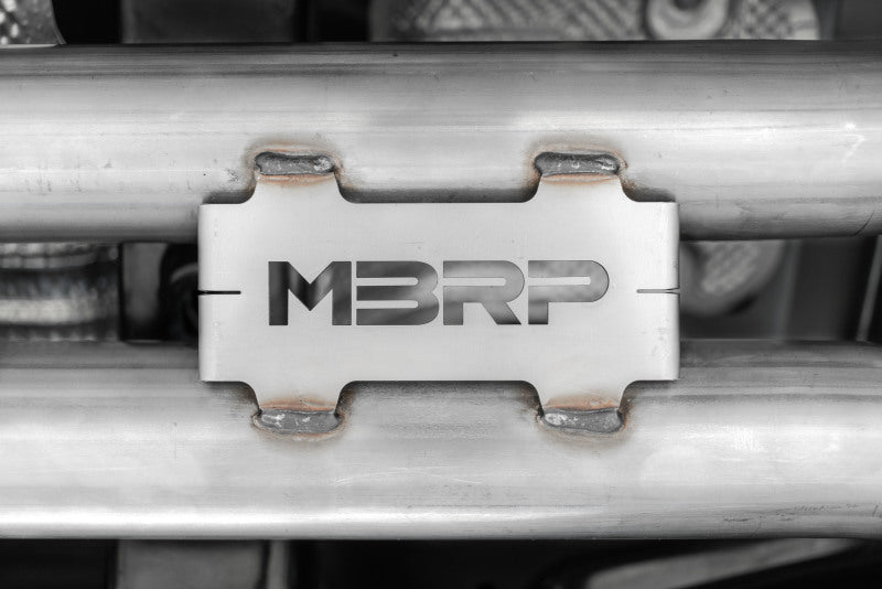 MBRP 2021 Ram TRX 6.2 S/C 3in T304 SS Muffler Delete Pipe-Muffler Delete Pipes-Deviate Dezigns (DV8DZ9)