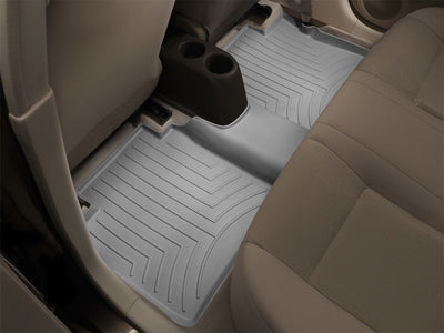WeatherTech 2014+ Toyota Tundra (Double Cab Only) Rear FloorLiner - Grey-Floor Mats - Rubber-Deviate Dezigns (DV8DZ9)