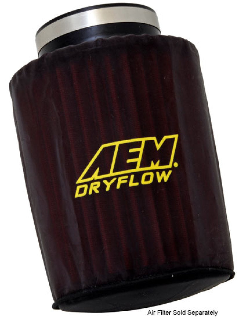 AEM Air Filter Wrap 6 inch Base 5 1/8inch Top 7 1/8 inch Tall-Pre-Filters-Deviate Dezigns (DV8DZ9)