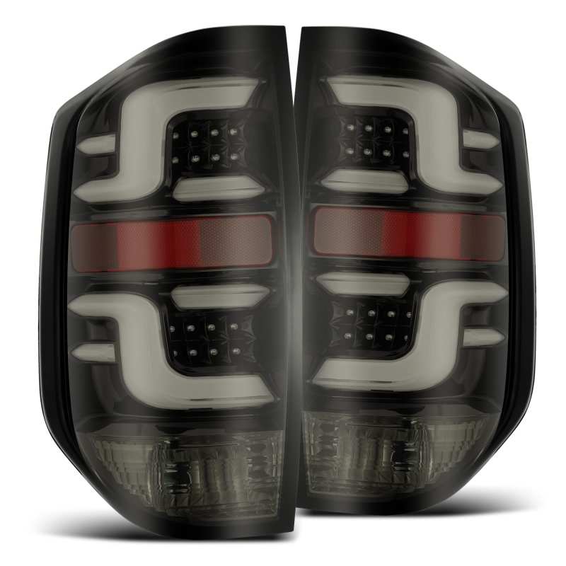 AlphaRex 14-20 Toyota Tundra PRO-Series LED Tail Lights Jet Black-Tail Lights-Deviate Dezigns (DV8DZ9)