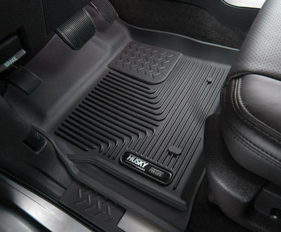 Husky Liners 19-24 Dodge Ram 1500 X-Act Front + 2nd Seat Floor Liner Set - Black-Floor Mats - Rubber-Deviate Dezigns (DV8DZ9)