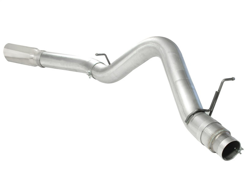 aFe Atlas Exhaust 5in DPF-Back Al Steel 11-13 GM Diesel Trucks V8-6.6L (td) LML (Pol Tip)-DPF Back-Deviate Dezigns (DV8DZ9)