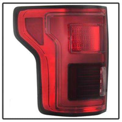 Spyder 15-18 Ford F-150 LED Tail Lights (w/Blind Spot) - Red Clear (ALT-YD-FF15015BS-LBLED-RC)-Tail Lights-Deviate Dezigns (DV8DZ9)