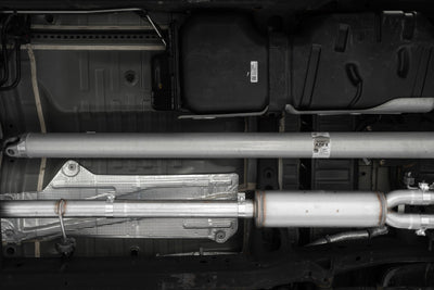MBRP 2019 Chevrolet Silverado 1500 4.3L/5.3L 2.5in Cat Back Dual Rear Exit - Aluminized-Catback-Deviate Dezigns (DV8DZ9)