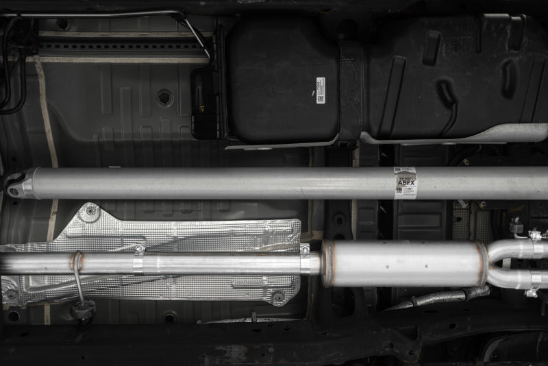MBRP 2019 Chevrolet Silverado 1500 4.3L/5.3L 2.5in Cat Back Dual Rear Exit - Aluminized-Catback-Deviate Dezigns (DV8DZ9)
