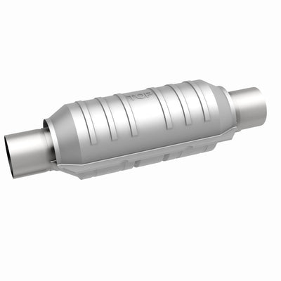 MagnaFlow Catalytic Converter 2 in Inlet 2 in Outlet 11 in Length SS-Catalytic Converter Universal-Deviate Dezigns (DV8DZ9)