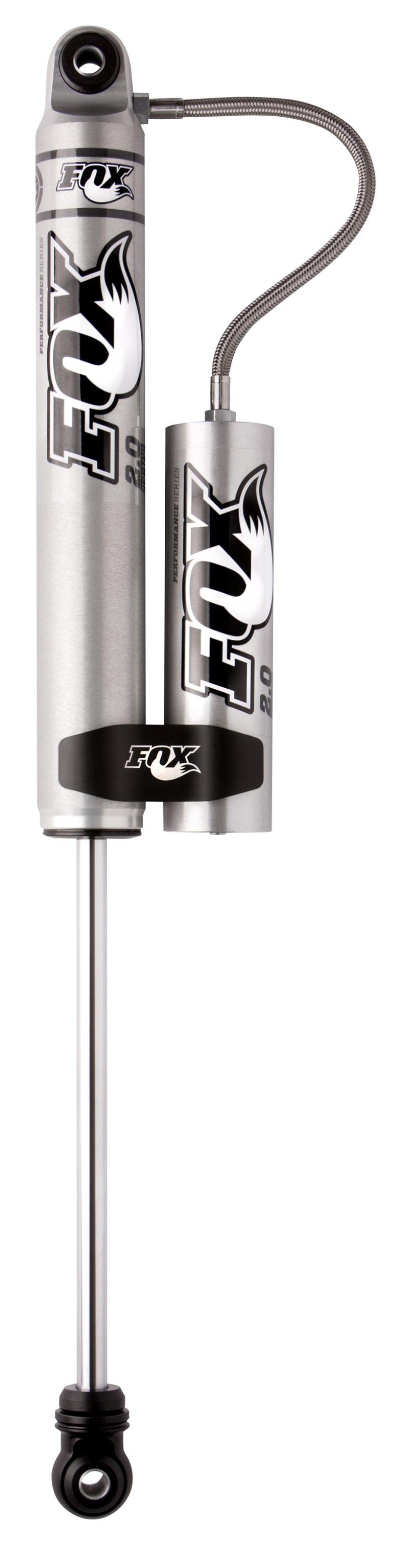 Fox 99-04 Ford SD 2.0 Performance Series 8.6in. Smooth Body Remote Res. Front Shock / 0-1in. Lift-Shocks and Struts-Deviate Dezigns (DV8DZ9)
