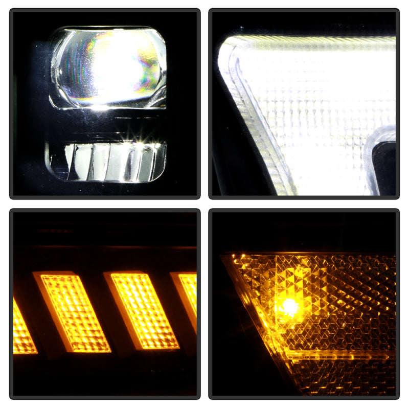 Spyder 19-22 Dodge Ram 2500/3500 (Halogen Model Only) Proj. Headlights (PRO-YD-DR19HDHALAP-SEQ-BK)-Headlights-Deviate Dezigns (DV8DZ9)