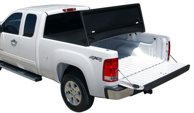 Tonno Pro 04-15 Nissan Titan 6.7ft (Incl 42-498 Utility Track Kit) Tonno Fold Tri-Fold Tonneau Cover-Tonneau Covers - Soft Fold-Deviate Dezigns (DV8DZ9)