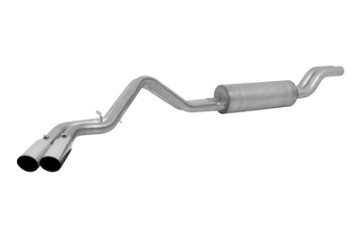 Gibson 02-05 Chevrolet Silverado 2500 HD Base 6.0L 2.5in Cat-Back Dual Sport Exhaust - Stainless-Catback-Deviate Dezigns (DV8DZ9)