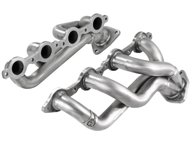 aFe Power Twisted Steel Headers 409 Stainless Steel 02-13 GM Silverado/Sierra 1500 V8 GMT800/GMT900-Headers & Manifolds-Deviate Dezigns (DV8DZ9)