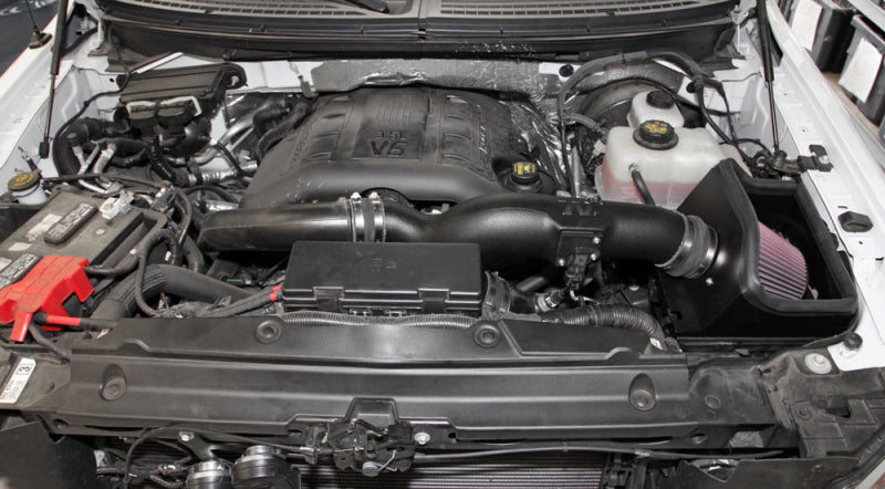 K&N 11-14 Ford F-150 3.5L V6 Performance Intake Kit-Cold Air Intakes-Deviate Dezigns (DV8DZ9)