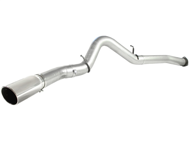 aFe ATLAS 5in DPF-Back Alum Steel Exhaust System Polished Tip GM Diesel Trucks 7.5-10 V8-6.6L td LMM-DPF Back-Deviate Dezigns (DV8DZ9)