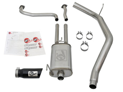 aFe MACHForce XP 2.5in Cat-Back Exhaust System w/ Black Tip Nissan Frontier 17-19 V8-5.6L-Catback-Deviate Dezigns (DV8DZ9)