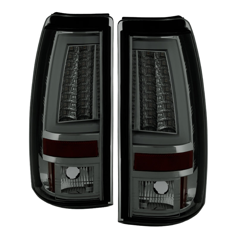 Spyder Chevy Silverado 1500/2500 03-06 Version 2 LED Tail Lights - Smoke ALT-YD-CS03V2-LED-SM-Tail Lights-Deviate Dezigns (DV8DZ9)