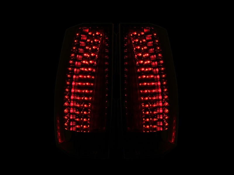 ANZO 2007-2011 Cadillac Escalade LED Taillights Chrome-Tail Lights-Deviate Dezigns (DV8DZ9)