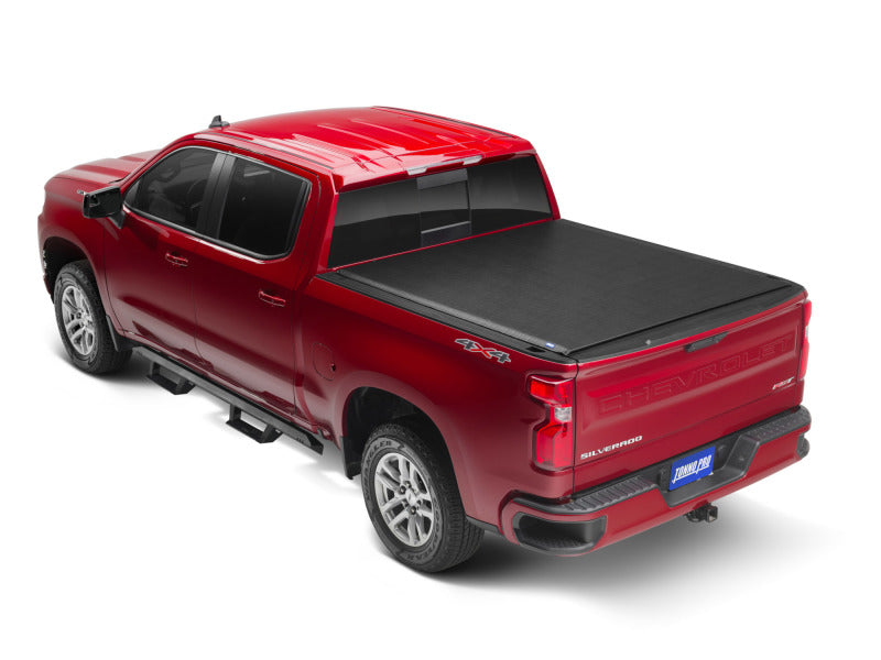 Tonno Pro 07-13 Chevy Silverado 1500 5.8ft Fleetside Lo-Roll Tonneau Cover-Tonneau Covers - Roll Up-Deviate Dezigns (DV8DZ9)