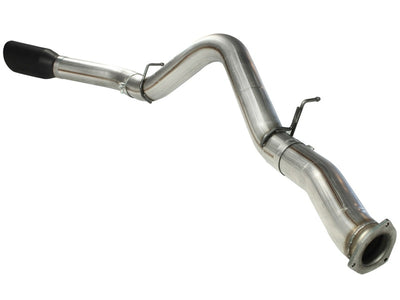 aFe MACHForce XP Exhaust 5in DPF-Black, GM Diesel Trucks 07.5-10 V8-6.6L 9(td) LMM-DPF Back-Deviate Dezigns (DV8DZ9)