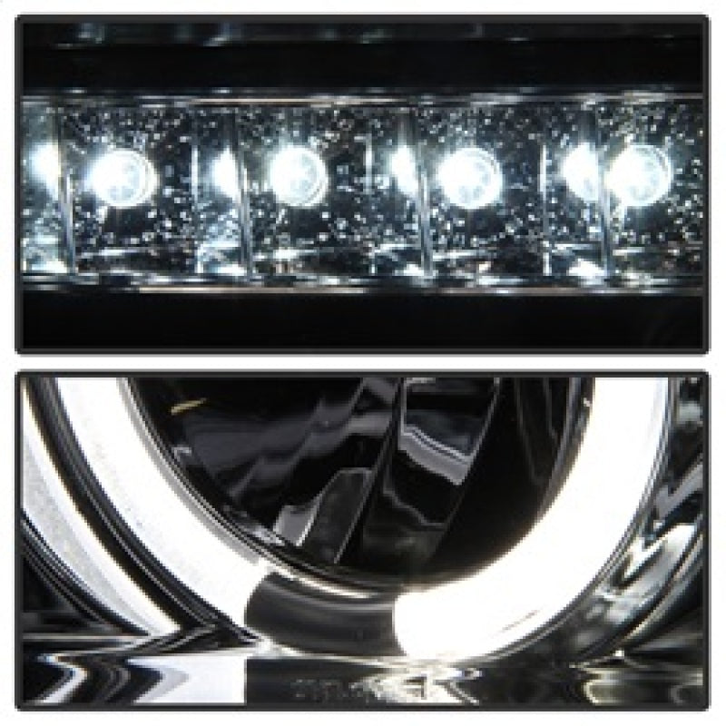 Spyder Toyota Tundra 07-13 Projector Headlights LED Halo LED Chrm PRO-YD-TTU07-HL-C-Headlights-Deviate Dezigns (DV8DZ9)
