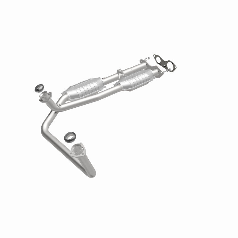 MagnaFlow Conv DF GM Truck/Suv Dual Outlet 96-Catalytic Converter Direct Fit-Deviate Dezigns (DV8DZ9)