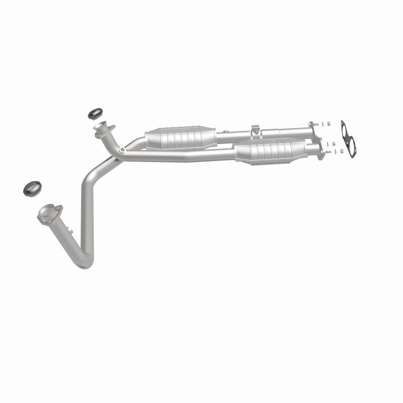 MagnaFlow Conv DF GM Truck/Suv Dual Outlet 96-Catalytic Converter Direct Fit-Deviate Dezigns (DV8DZ9)