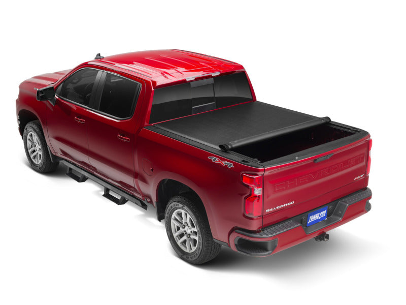 Tonno Pro 07-13 Chevy Silverado 1500 5.8ft Fleetside Lo-Roll Tonneau Cover-Tonneau Covers - Roll Up-Deviate Dezigns (DV8DZ9)