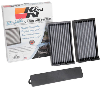 K&N 16-18 Nissan Titan XD Cabin Air Filter (Set of 2)-Cabin Air Filters-Deviate Dezigns (DV8DZ9)