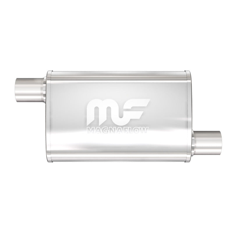 MagnaFlow Muffler Mag SS 14X4X9 2.5/2.5 O/O-Muffler-Deviate Dezigns (DV8DZ9)