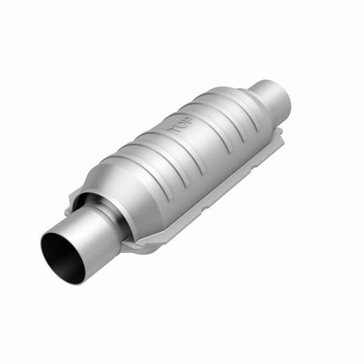 MagnaFlow Catalytic Converter 2 in Inlet 2 in Outlet 11 in Length SS-Catalytic Converter Universal-Deviate Dezigns (DV8DZ9)