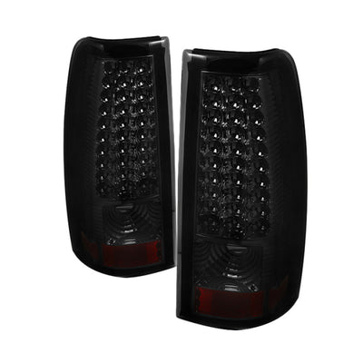 Xtune Chevy Silverado 1500/25003500 03-06 LED Tail Lights Smoke ALT-ON-CS03-LED-SM-Tail Lights-Deviate Dezigns (DV8DZ9)