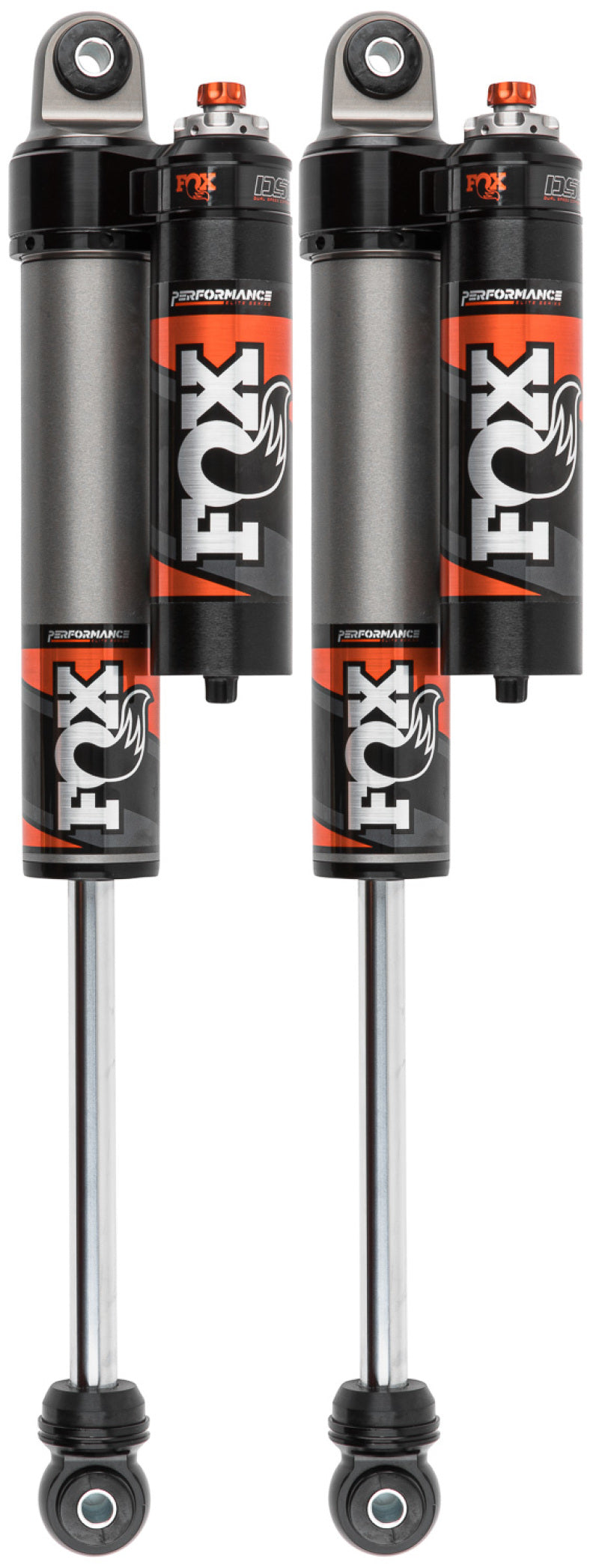 Fox 20-Up GM 2500/3500 Performance Elite Series 2.5 Rear Adjustable Shocks 0-1in Lift-Shocks and Struts-Deviate Dezigns (DV8DZ9)