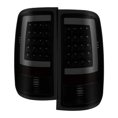 xTune 07-13 GMC Sierra 1500 LED Tail Lights - Black Smoke (ALT-ON-GS07-G2-LED-BSM)-Tail Lights-Deviate Dezigns (DV8DZ9)