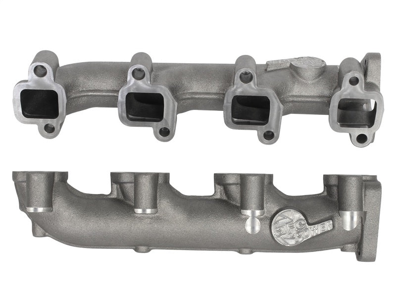 aFe Power BladeRunner Ported Ductile Iron Exhaust Manifold 01-16 GM Diesel Trucks V8-6.6L (td)-Headers & Manifolds-Deviate Dezigns (DV8DZ9)