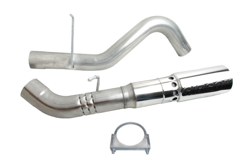 Gibson 15-19 GMC Sierra 2500 HD Base 6.6L 4in Filter-Back Single Exhaust - Stainless-DPF Back-Deviate Dezigns (DV8DZ9)