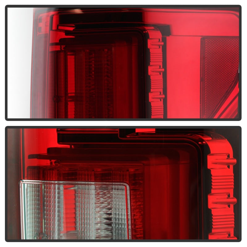 Spyder 18-19 Ford F-150 (w/o Blind Spot Sensor) LED Tail Lights - Red Clear (ALT-YD-FF15018-LED-RC)-Tail Lights-Deviate Dezigns (DV8DZ9)