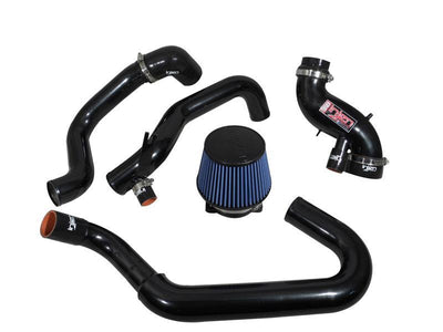 Injen 03-06 Evo 8/9/MR Cast Aluminum Intake System w/ Full Intercooler Piping Black Short Ram Intake-Cold Air Intakes-Deviate Dezigns (DV8DZ9)