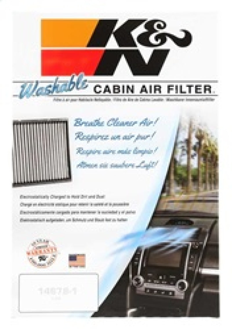 K&N 04-15 Nissan Titan 5.6L V8 F/I Cabin Air Filter-Cabin Air Filters-Deviate Dezigns (DV8DZ9)